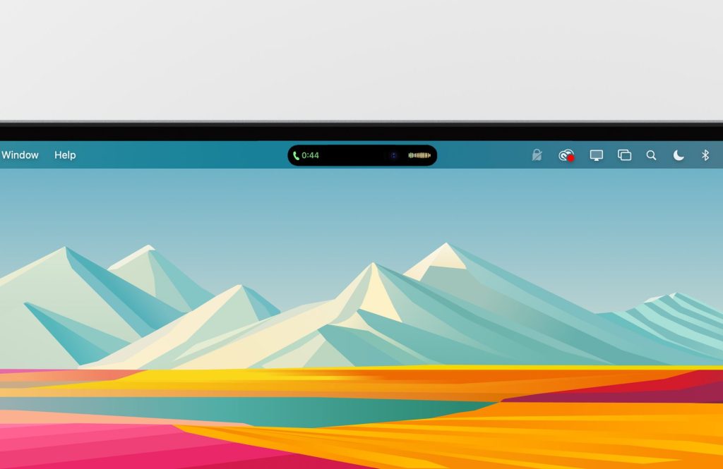 dynamic island macbook pro